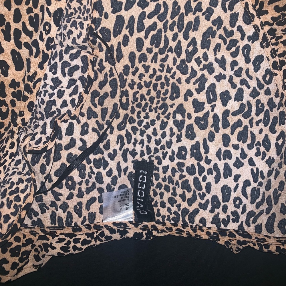 CHEETAH PRINT BLOUSE